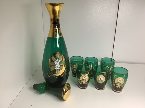 Czech bohemian decanter - czech,