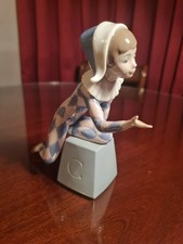 Lladro 5077 Harlequin - C on Block  - Mint condition