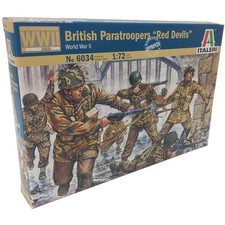 Italeri British Paratroopers Red Devils WW2 Era Figure Pack 6034 Scale 1:72