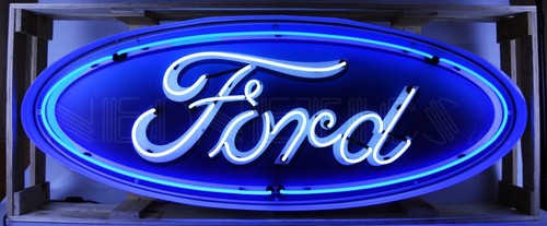 Ford oval neon sign - sign, v8