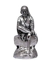 Metal Sai Baba Handcrafted