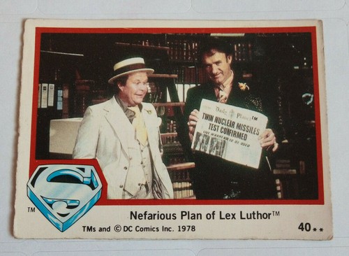 Topps vintage superman trading - topps,