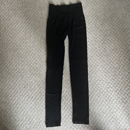 Ribbed legging black - legging,