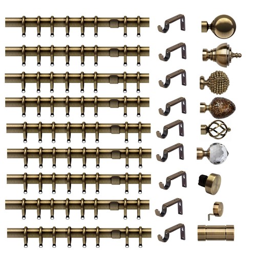 Extra long curtain pole - long,