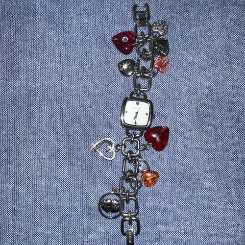 Vintage fossil charm - charm, bracelet
