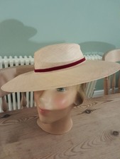 1930s/1940s Natural Straw Hat