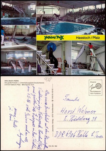 Postcard holyday park hassloch - postcard,