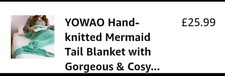 Green mermaid blanket