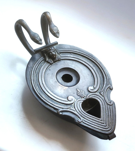 Antique egyptian revival oil - antique,