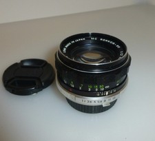 MINOLTA MC ROKKOR PF 50mm F1.7