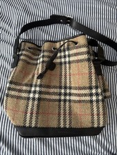 Vintage Burberry Wool Bucket