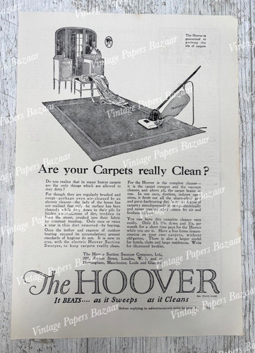 1920s hoover dusting tools - dusting,