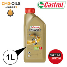 CASTROL POWER1 4T 10W-40 4 STROKE MOTORBIKE ENGINE OIL 1 L (W)-(POWER 1 10W401L)