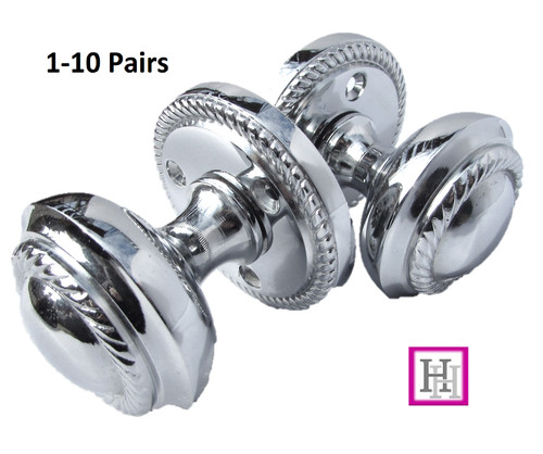 Door knobs chrome interior - chrome,