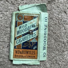 Woodbine Cigarettes Box Bristol & London Vintage