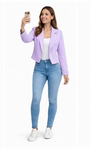 Ladies italian crop blazer - italian,