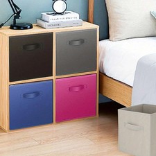 2x Collapsible Cube Storage
