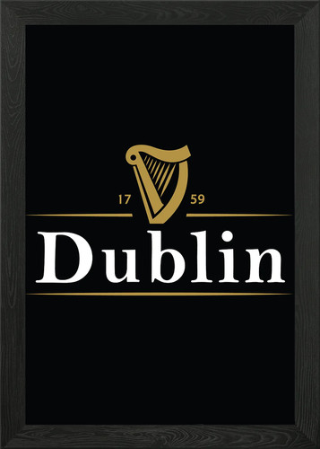 Dublin guiness framed - guiness,