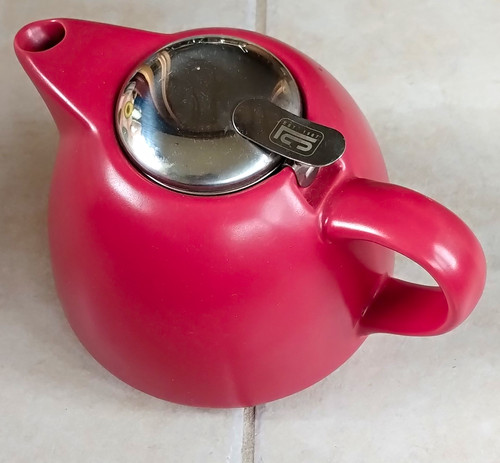 Cafetière red ceramic tea - red,