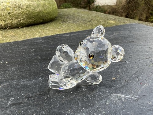 Swarovski crystal small bear - crystal,