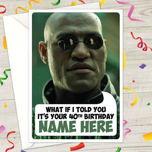 Morpheus personalised birthday - morpheus,