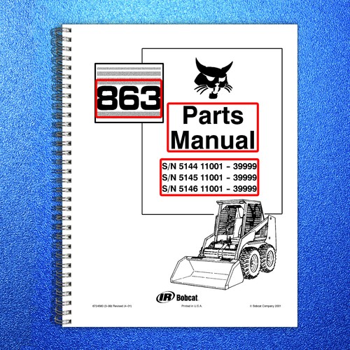 Bobcat 863 skid steer - steer, loader