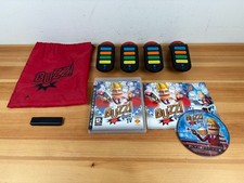 Buzz! Quiz PS3 Wireless 4 x Buzzers & USB Wireless Dongle + Quiz TV Game TESTED