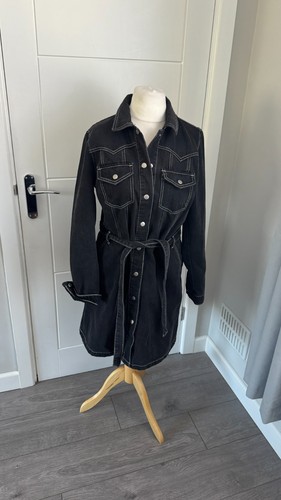 Woman black denim shirt - tu,