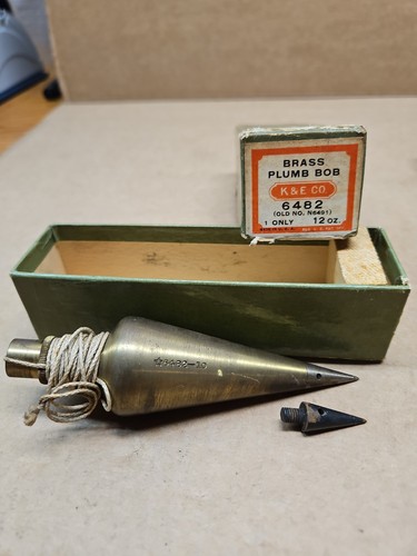 Keuffel esser vtg brass - k&e, &