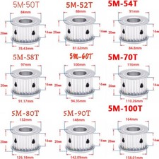 5M 50T-120Teeth Timing Pulley