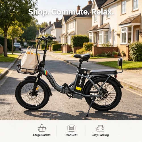 Fat tyre bike twofish - 20"fat, e-bike