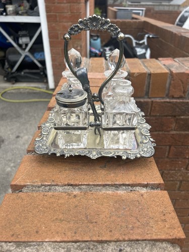 Victorian style cruet set - cruet,