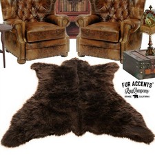 Brown Bear Skin Rug - Plush