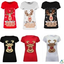 LADIES CHRISTMAS GLITTER RED