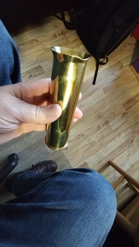 Trench art polished - art, brass