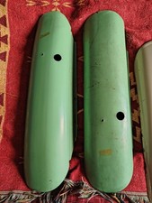 Vintage motorcycle leg shields - motorcycle,