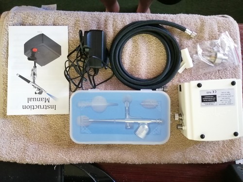 Mini airbrush compressor kit - &,