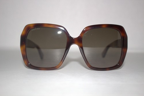 Gucci gg0096s havana - gucci, oversized