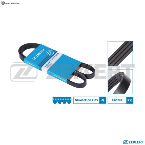 Ribbed belt 4pk875 for - kr-4pk875,