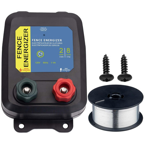 Electric fence energizer - electric, plus