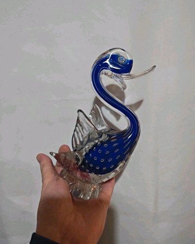 Blue clear glass crystal - clear, glass/crystal