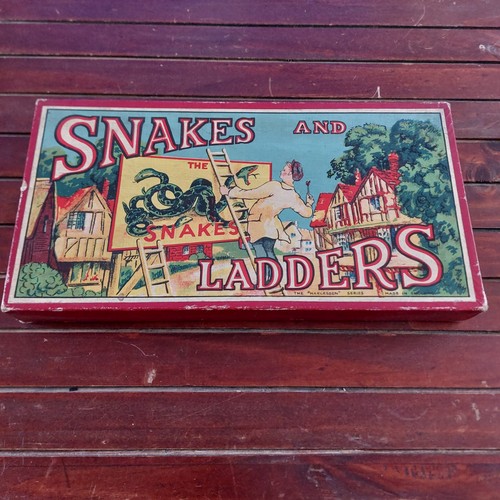 Vintage snakes and ladders - snakes,