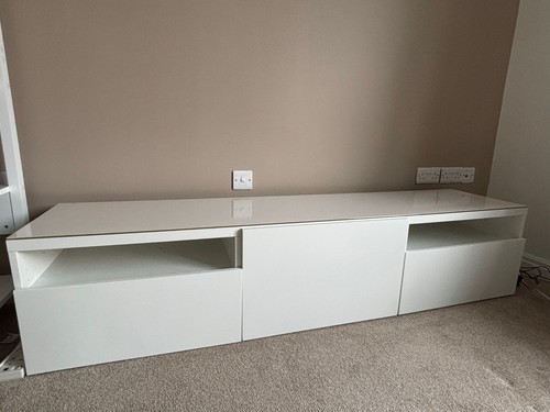 Ikea besta white unit - ikea,