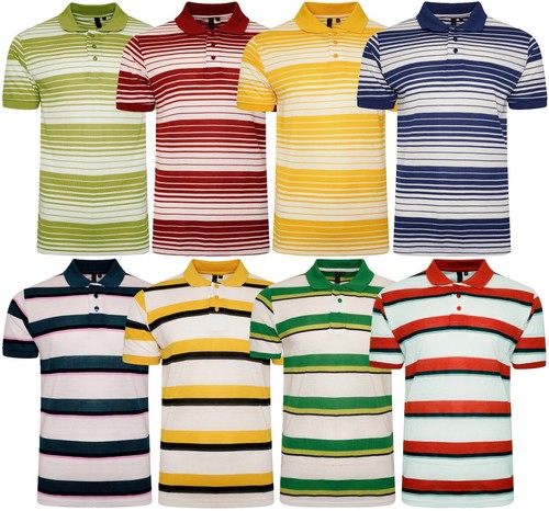 Mens striped polo - polo, shirts