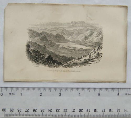 1870s engraving town of - 1870s, engraving: