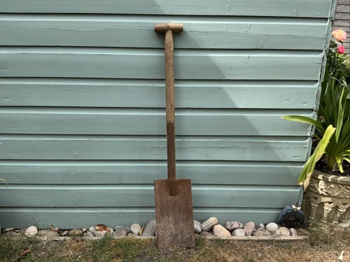 Vintage antique garden - vintage, spade