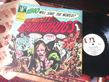 GROUNDHOGS  -     Who Will Save The World?     RARE ORIGINAL 1972 UK LP / inner