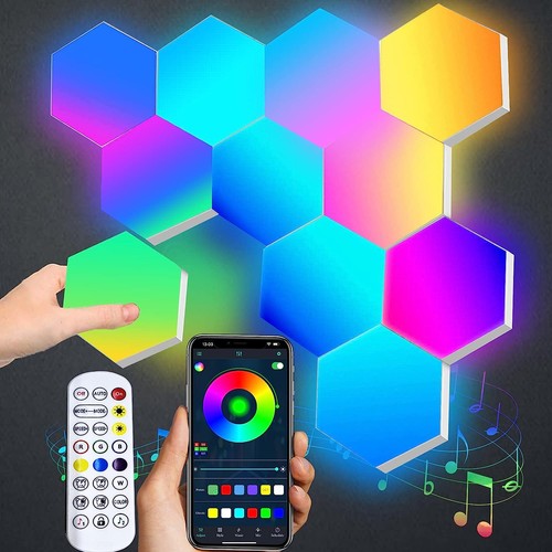 Hexagon light panels - 8,