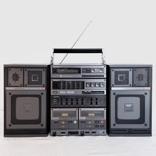 Sony 10w boombox - sony, radio