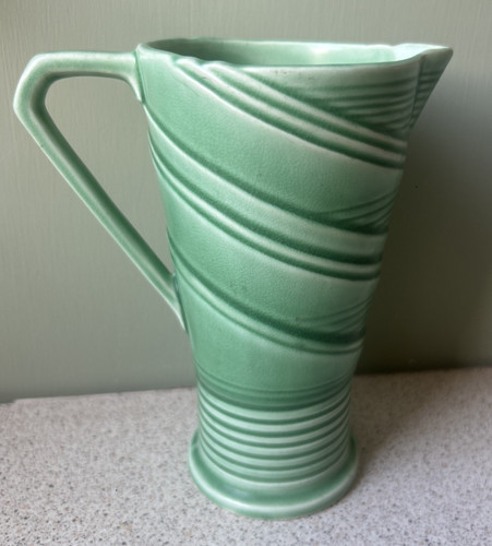 Vintage sylvac 1367 green jug - vintage,